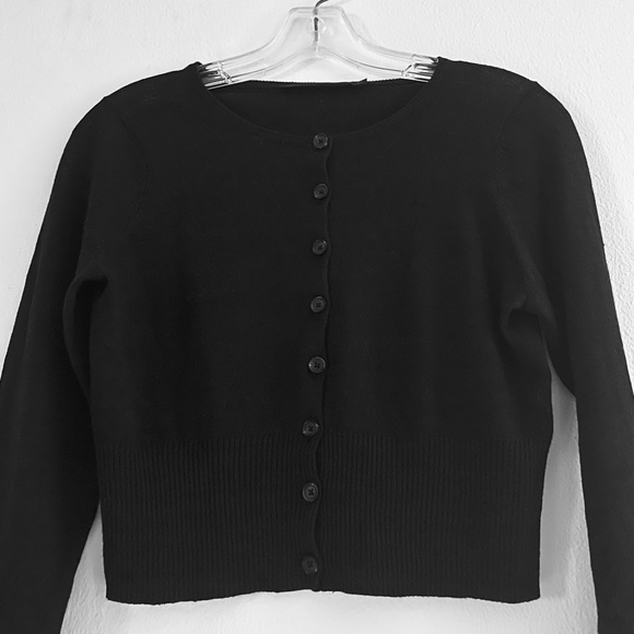 Jenni Kayne Finley Cardigan Black Linen Small - Picture 4 of 10